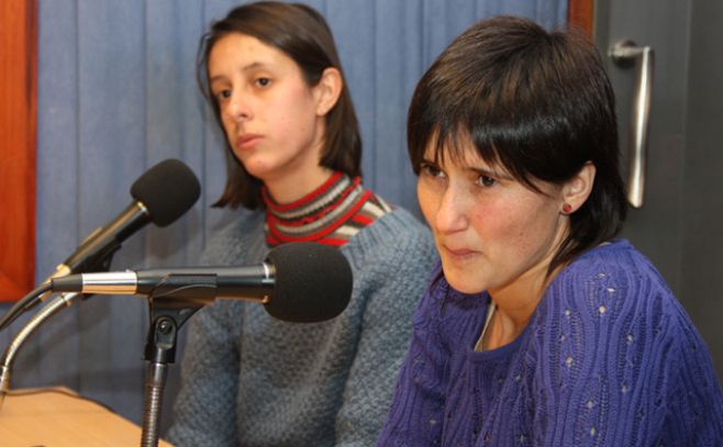 Lic. Luisina Castelli (izquierda), sociloga Jessica Ramrez (derecha), en estudios de El Espectador.