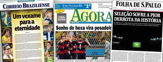 Prensa brasileña: humillación, vergüenza, indignación