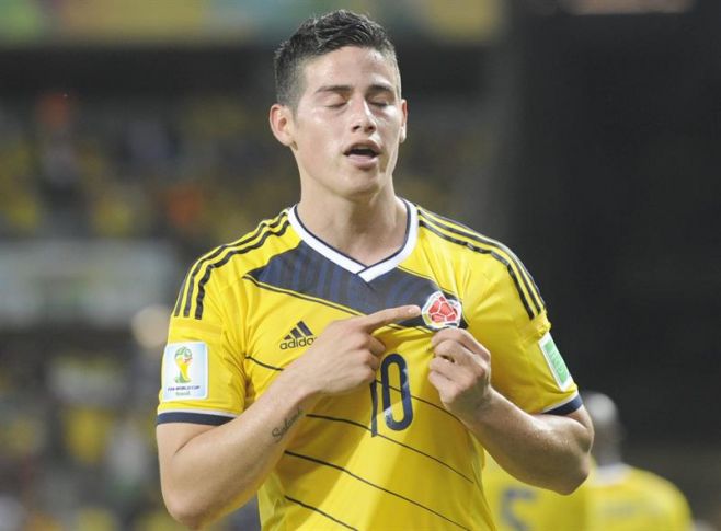 James Rodríguez, máximo goleador del Mundial