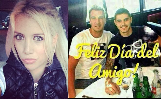 El pícaro saludo de Wanda Nara por el Día del Amigo