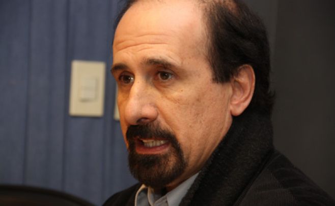 Ing. Eduardo Hipogrosso en estudios de El Espectador.. 