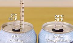 Sepa cómo enfriar una lata de cerveza en dos minutos