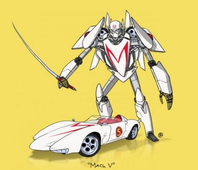 Mach Five (Mach 5), Speed Racer. Darren Rawlings