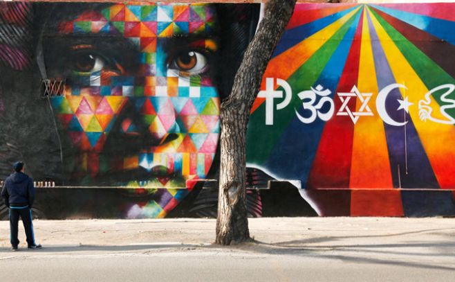 Kobra, el grafitero global que vibra en San Pablo. Eduardo Kobra