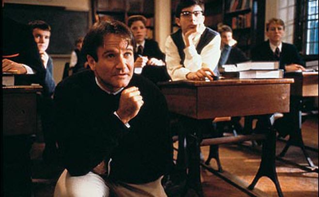 La sociedad de los poetas muertos, de Peter Weir, 1989.