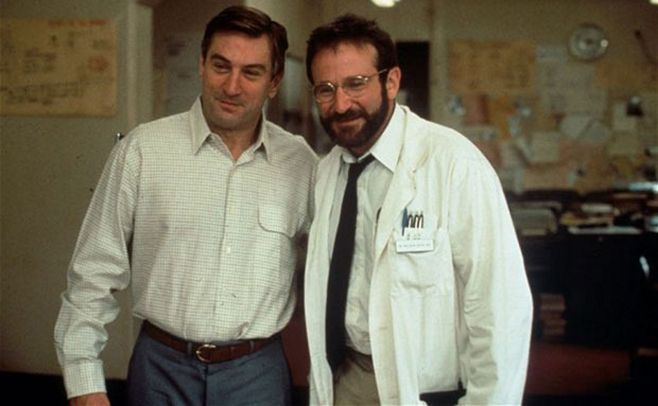 Despertares, junto a Robert De Niro. De Penny Marshall, 1990.