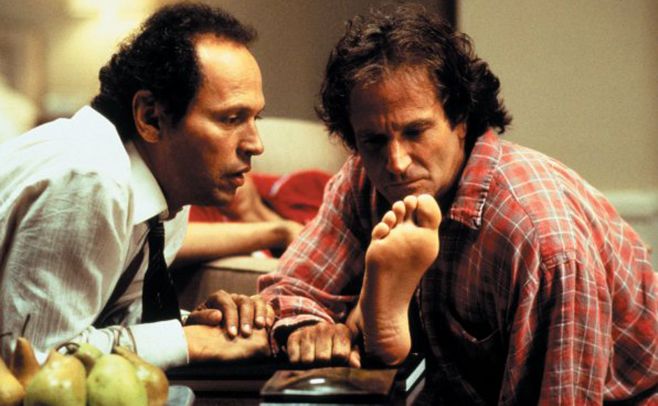 Un pap de sobra, junto a Billy Crystal. Comedia de Ivan Reitman, 1997.
