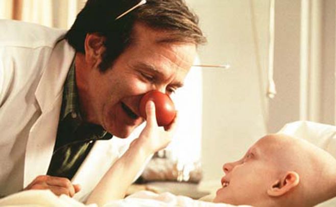 Patch Adams, comedia de Tom Shadyac, 1998.