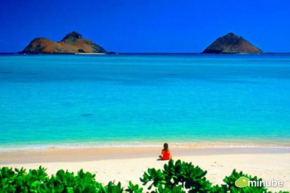 35) Lanikai, Hawai, Estados Unidos.