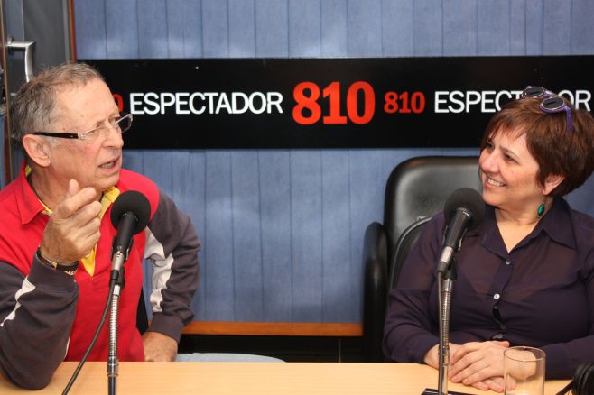 Hugo Fattoruso y Laura Canoura. 