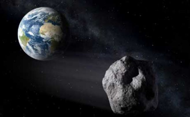 Asteroide podra impactar con la Tierra. EFE