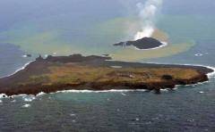 Isla nipona surgida de volcán podría generar tsunami