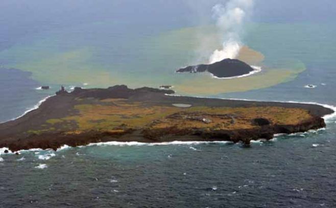 Isla nipona surgida de volcán podría generar tsunami