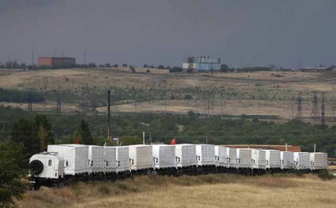 Kiev califica de "invasión" entrada del convoy ruso