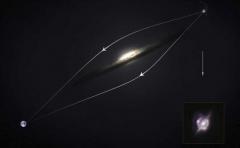 Obtienen la imagen más clara de una colisión de galaxias