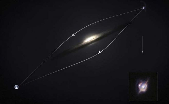 Astr�nomos obtienen la imagen m�s clara y n�tida de una colisi�n de galaxias. EFE