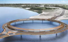 El puente de la Laguna Garzón se concretó con "falta de transparencia",  "por medio de privados y en secreto"