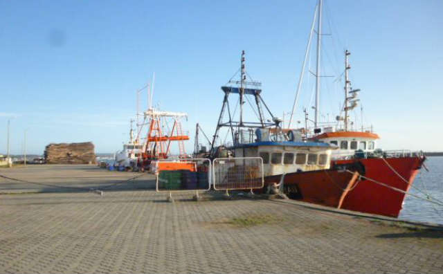 Obras en el puerto de La Paloma