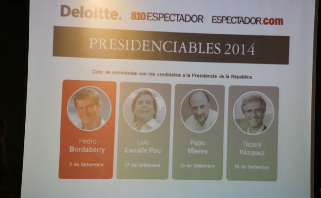 Bordaberry inauguró ciclo de El Espectador y Deloitte con presidenciables. Claudio Guido