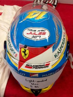 "Todos con Jules", un mensaje de Alonso para Bianchi "Todos con Jules", un mensaje de Alonso para Bianchi