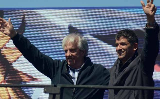 Vázquez y Sendic cierran la campaña en Buenos Aires