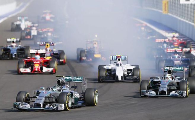 Pilotos de F1 envían "fuerza" a Bianchi desde Sochi Pilotos de F1 envían "fuerza" a Bianchi desde Sochi