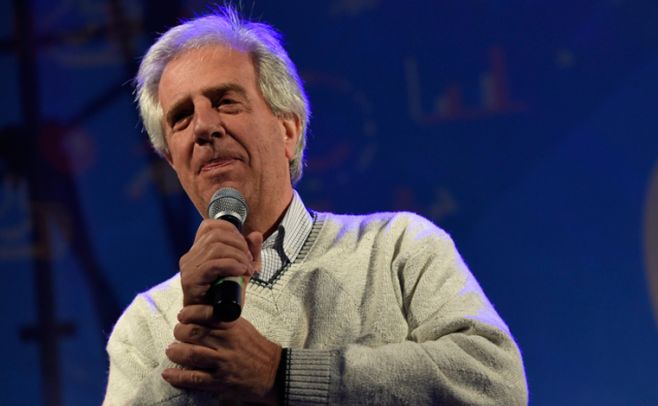 Tabaré Vázquez en el Cerro: "Los que protestan, están mejor"