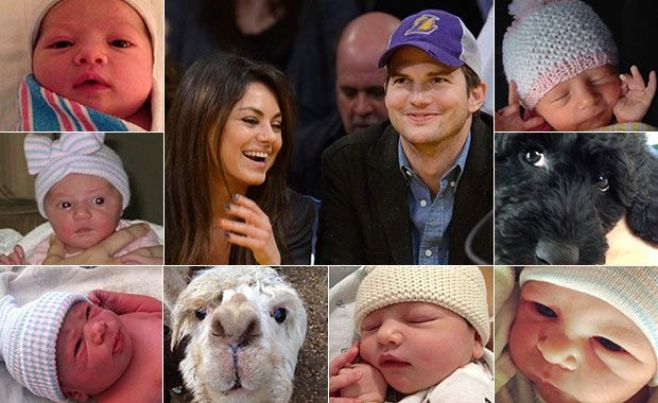 Ashton Kutcher y Mila Kunis presentaron a su hija Wyatt