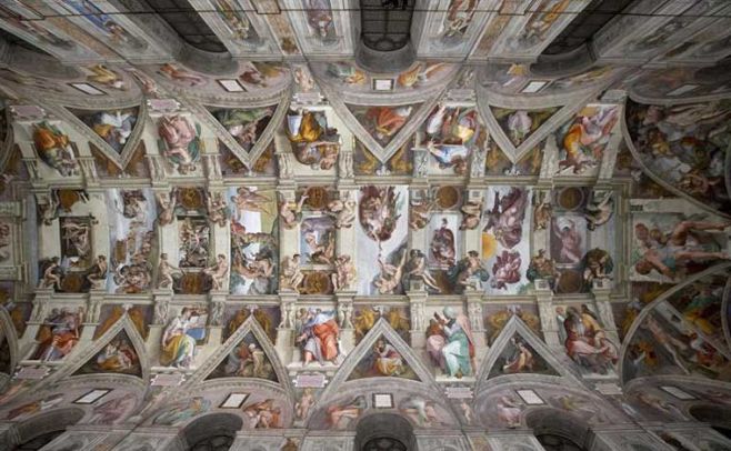 La Capilla Sixtina estrenó nueva iluminación y climatización. EFE/MUSEO VATICANO/CLAUDIO PERI