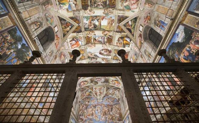 La Capilla Sixtina estrenó nueva iluminación y climatización. EFE/MUSEO VATICANO/CLAUDIO PERI