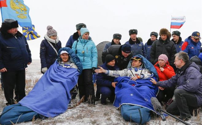 Aterriza con éxito la nave Soyuz TMA-13M