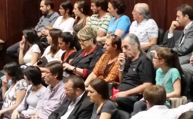 Jorge Zabalza entre los presentes.