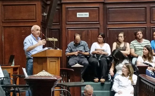 Markarin en su alocucin.