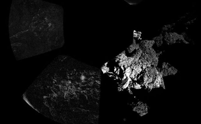 Philae se echa a dormir sobre la superficie del cometa Philae se echa a dormir sobre la superficie del cometa