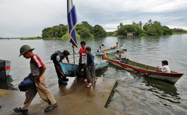 La construccin del Gran Canal de Nicaragua comenzar en diciembre. EFE