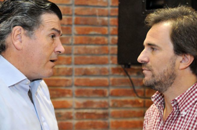 Pedro Bordaberry y Germ�n Cardoso en una imagen de archivo. Javier Calvelo