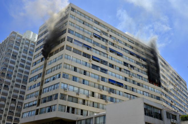 La calma volvió al edificio Santos Dumont de Punta del Este