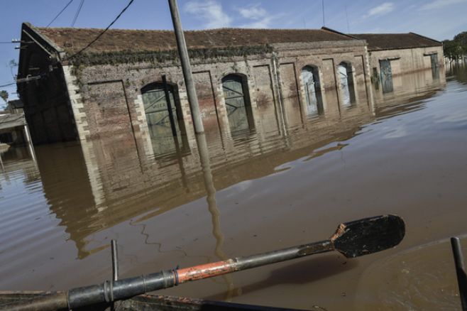 Inundaciones en Salto. Santiago Mazzarovich/adhoc fotos/archivo.
