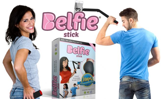 Nuevo accesorio para selfies de la cola: "Belfie Stick". belfiestick.com