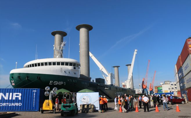 Conozca el E-ship 1, carguero impulsado por energía eólica. Csar Giacosa