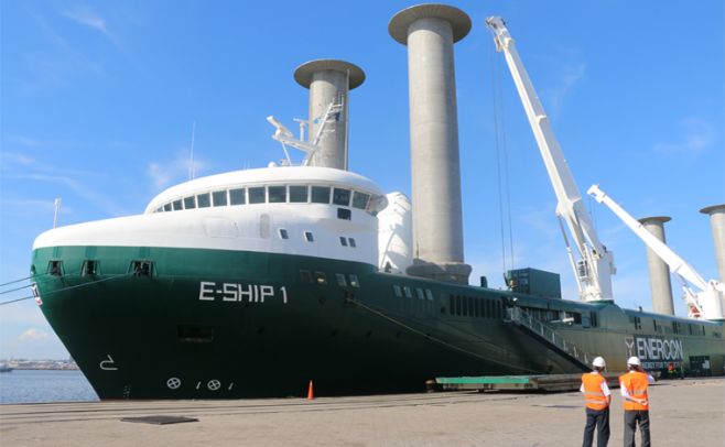 Conozca el E-ship 1, carguero impulsado por energía eólica. Csar Giacosa