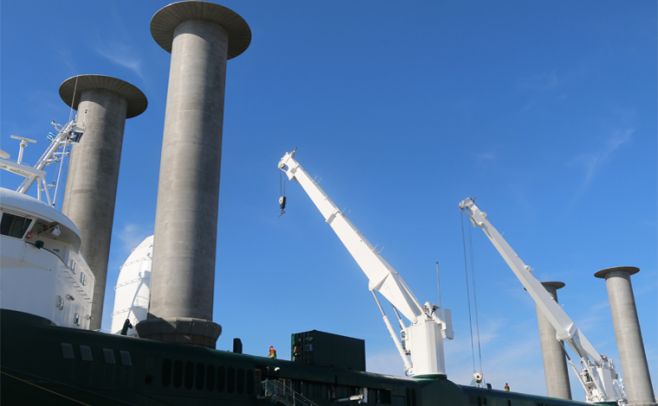 Conozca el E-ship 1, carguero impulsado por energía eólica. Csar Giacosa