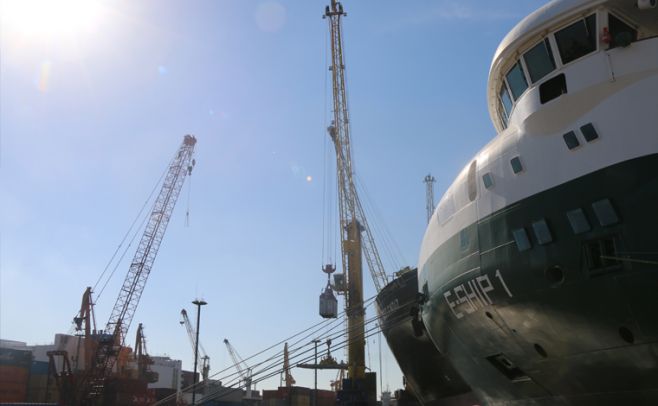 Conozca el E-ship 1, carguero impulsado por energía eólica. Csar Giacosa