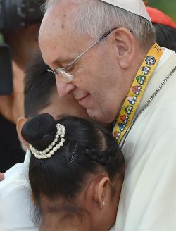 La pregunta de una niña que el Papa no supo responder. EFE