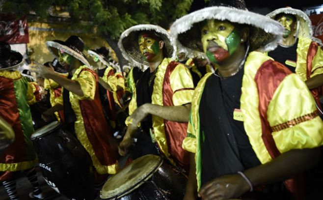 Los barrios Sur y Palermo vibraron a ritmo de candombe. ad/hoc Nicols Rodrguez