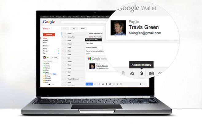 Con Gmail se podrá enviar dinero como archivo adjunto