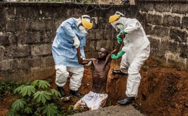 Ebola en Sierra Leona. Primer premio de Historias,  de la categora Noticias generales