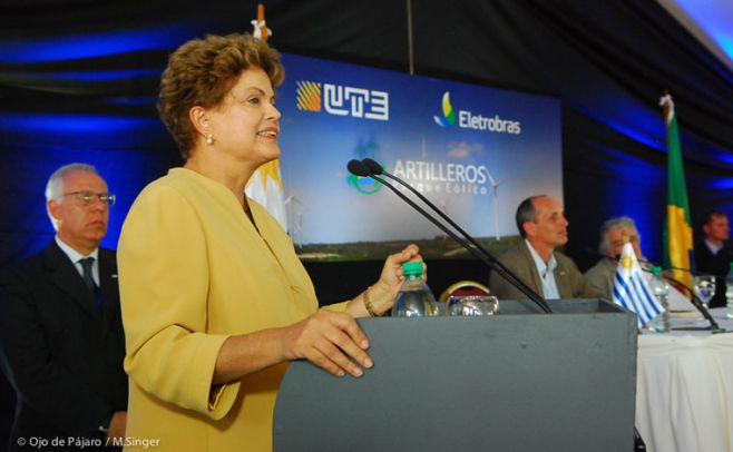 Rousseff: "Relaciones bilaterales se profundizarán con nuevo gobierno". Ojo de Pjara / M. Singer