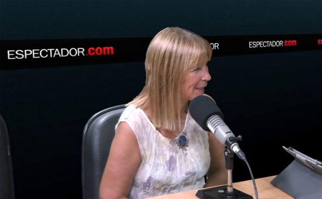 Celsa Puente en estudios. 