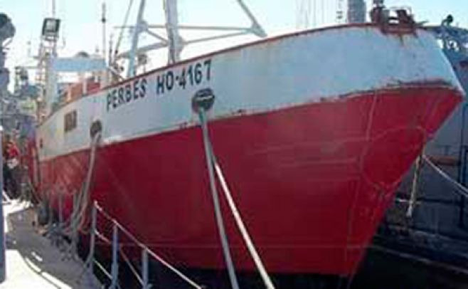 Este es el barco que se subastar�. Presidencia